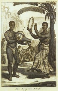 Negros Playing Upon Calabashes